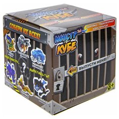 Блочный конструктор 1TOY «Монстр в кубе»