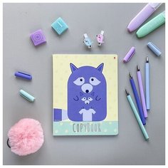 Тетрадь 48 листов "ANIMAL FAMILY" 5 видов. Набор 5 штук. Альт