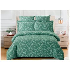 Постельное белье Cleo "Cotton Jacquard" сатин- жаккард; арт: CJ-04; размер Семейный 4 наволочки