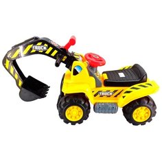 Каталка-толокар Junfa toys Экскаватор (608) желтый