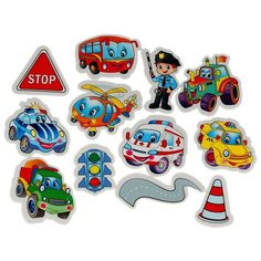 Набор игрушек для ванны Капитошка «Машинки»