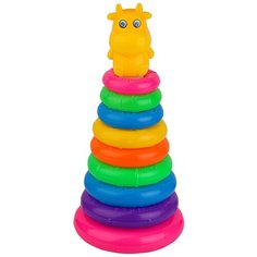 Пирамидка Рыжий кот «Бегемотик», 30 см