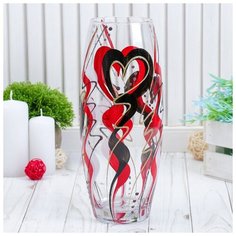 Ваза "Абстракция" d-7,5х10х26 Сима ленд