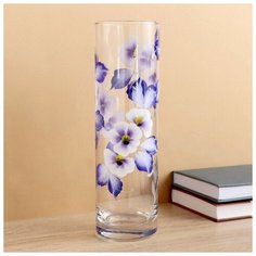 Ваза "Узор" трубка 26 см Сима ленд