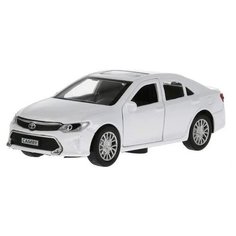 Машина металл TOYOTA CAMRY длина 12 см, двери, багажн, инерц, белый Технопарк