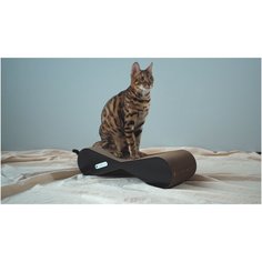 Когтеточка- лежанка из картона Tommy Cat Стик, черная