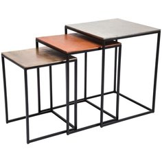Комплект из 3- х приставных столиков Loft Размер: 41*52*41 см Kare