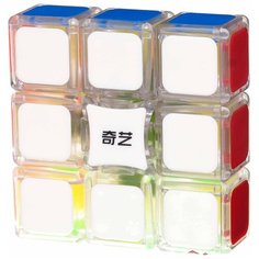 Головоломка для маленьких QiYi (MoFangGe) 3x3x1 Floppy, transparent