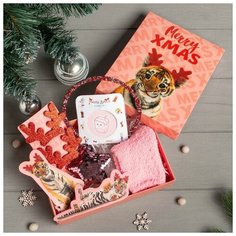 KAFTAN Набор подарочный KAFTAN "Merry Xmas" носки 18-20 см и аксессуары