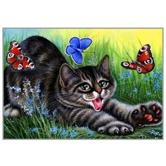 MILATO Алмазная мозаика «Весна» 29.5x20.5 см, 28 цветов