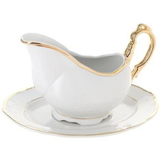 Соусник Tulip (Белоснежный тюльпан, золотые держатели) Объем: 400 мл Thun1794