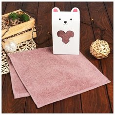 Экономь и Я Полотенце подарочное Экономь и Я «Мишка» 30*60 см, мокко, 100% хл, 320 г/м2