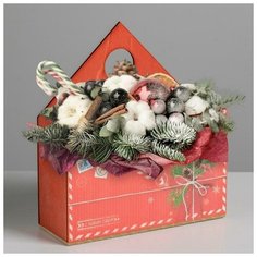 Дарите Счастье Ящик конверт «Почта», 20.5 ? 18,5 ? 6,5 см