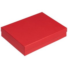 Коробка крышка- дно "Ризон" 21,5х15,5х4,5 см красная Ниенаprint
