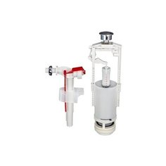 ALCAPLAST Арматура для бачка унитаза с боковой подводкой, кнопка стоп