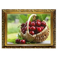 MILATO Алмазная мозаика «Вишневое лакомство» 29,5?20,5см, 28 цветов