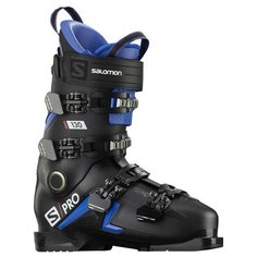 Горнолыжные ботинки Salomon S/Pro 130 Black/Race Blue (20/21) (29.5)