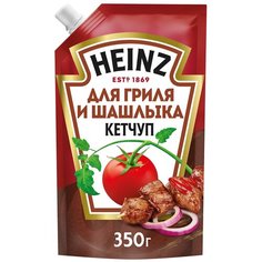Кетчуп Heinz Для гриля и шашлыка, дой-пак 350 г 1 шт.