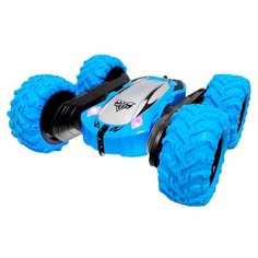 Машинка-перевертыш JZL Double Sided Stunt Car (3388) 16 см синий