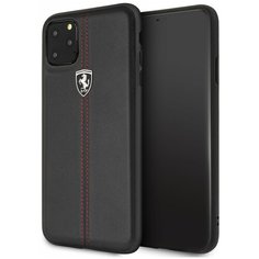 Чехол Ferrari для iPhone 11 Pro Max Heritage W Hard Leather Black