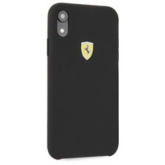 Чехол Ferrari для iPhone XR On- Track SF Silicone case Hard Black