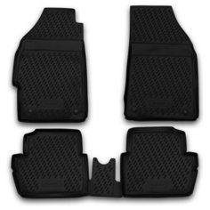 Коврики в салон CHEVROLET Spark 2010->, 4 шт. (полиуретан) Element