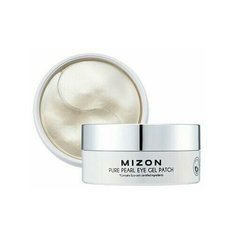 MIZON Патчи под глаза гидрогелевые с экстрактом белого жемчуга PURE PEARL EYE GEL PATCH