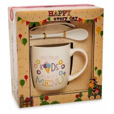 Кружка с ложкой Детское меню MUG-165/4 113-108694 Art East