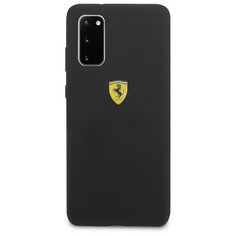 Чехол Ferrari для Galaxy S20 On- Track Silicone case Hard Black