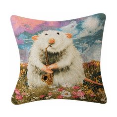 Подушка гобеленовая Мелодия для тебя 30х30 ANG-811/1 113-503872 Artangels