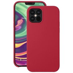 Чехол для Apple iPhone 12\12 Pro Deppa Liquid Silicone красный