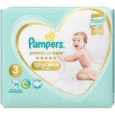 Pampers трусики Premium Care 3 (6-11 кг), 28 шт.