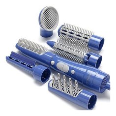 Фен 7 насадки 2 скорости синий 700Вт ZiMAYER BOCHer 11169 KSMB-11169 Zimber.