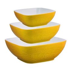 Набор салатниц керамика 3 пр Loraine 29573 KSMB-29573