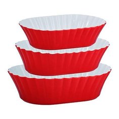 Набор салатниц керамика 3 пр Loraine 29580 KSMB-29580