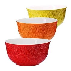 Набор салатниц керамика 3 пр Loraine 29609 KSMB-29609