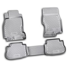 Коврики в салон Element INFINITI FX35 2003-2009, 4 шт. (полиуретан, серые), NLC.76.01.211