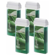 Набор Воск ITALWAX в картридже Алоэ 100 мл. x 4 шт.