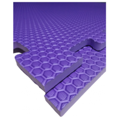 Eco-Cover Мягкий пол универсальный 100*100 см 14 мм фиолетовый