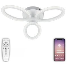 Управляемая светодиодная люстра с пультом Natali Kovaltseva HIGH-TECH LED LAMPS 82032 520 мм 80 Вт