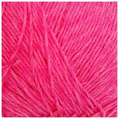 Пряжа Пехорский текстиль "Жемчужная", 50% хлопок, 50% вискоза, 425 м/100 гр, (439-малиновый) Пехорка