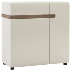 Комоды в гостиную Anrex Комод 2D-1S/TYP 34, LINATE ,цвет белый/сонома трюфель