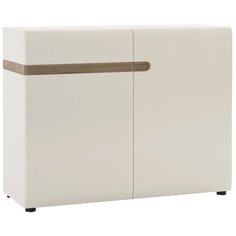 Комоды в гостиную Anrex Комод 2D-1S/TYP 35, LINATE ,цвет белый/сонома трюфель