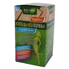 Хлебцы из полбы круглые с морской солью "Фитнес" вастэко, 100 гр