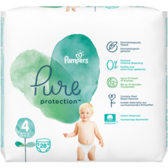Pampers подгузники Pure Protection 4 (9-14 кг), 28 шт.