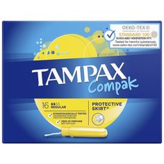 Тампоны Tampax с аппликатором, Compak Regular, 16 шт