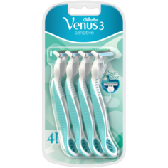 Одноразовые Бритвы Gillette Venus 3 Sensitive Женские Упаковка Из 4 шт.