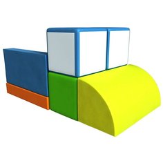 Мягкий игровой комплекс ROMANA Самосвал ДМФ-МК-08.84.00, желтый/зеленый/синий