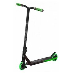 Трюковый самокат Haevner KRAFT BLACK EDITION черный/зеленый