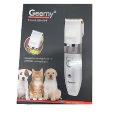 Машинка триммер для стрижки животных аккумуляторная Geemy